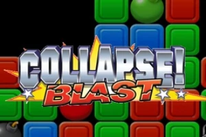 Store bokstaver med teksten COLLAPSE!