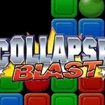 Store bokstaver med teksten COLLAPSE!